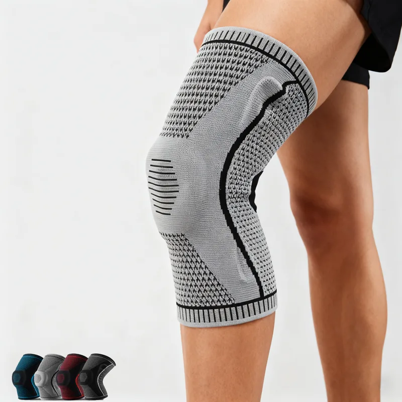 Compression Sleeve Calf - Double Compression Knee Sleeve Support for