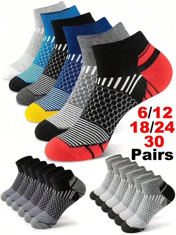 Ankle Sock Low Cut - Men's Athletic Socks Ankle Running Cycling