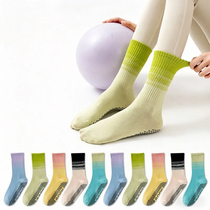 Grip Sock Yoga - Dreamlikelin 1 Pair Women's Mid-Calf Yoga