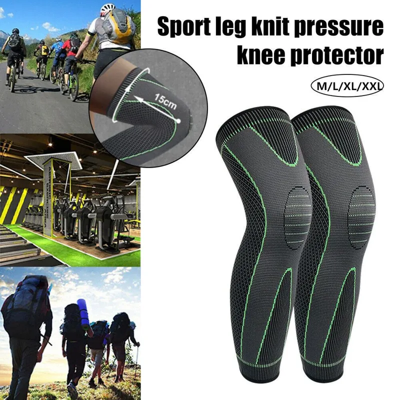 Compression Sleeve Calf - Knee Support Brace Compression Long Full