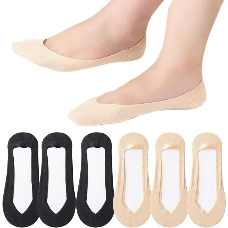 Invisibility Sock Loafer - 6 Pairs No Show Socks Women