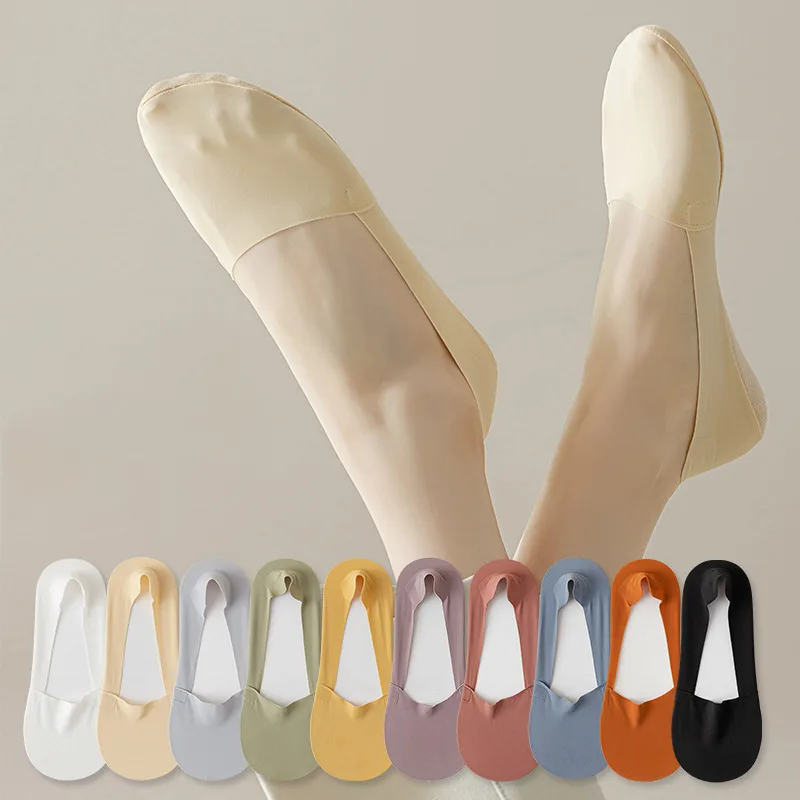 Invisibility Sock Loafer - No Show Socks Womens Nylon Non