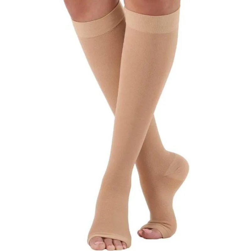 Compression Sleeve Calf - S-XL Compression Stockings Stretch Open Toe