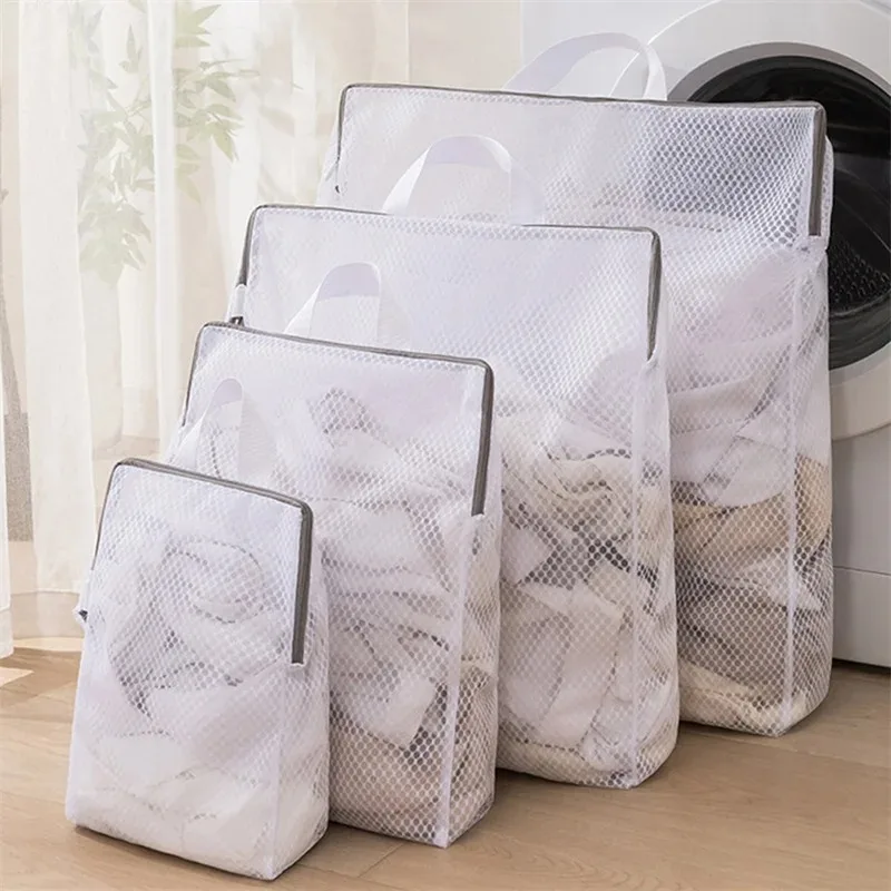 Sock Organizer Tray - Upgraded Laundry Hand Bags Reusable Washing