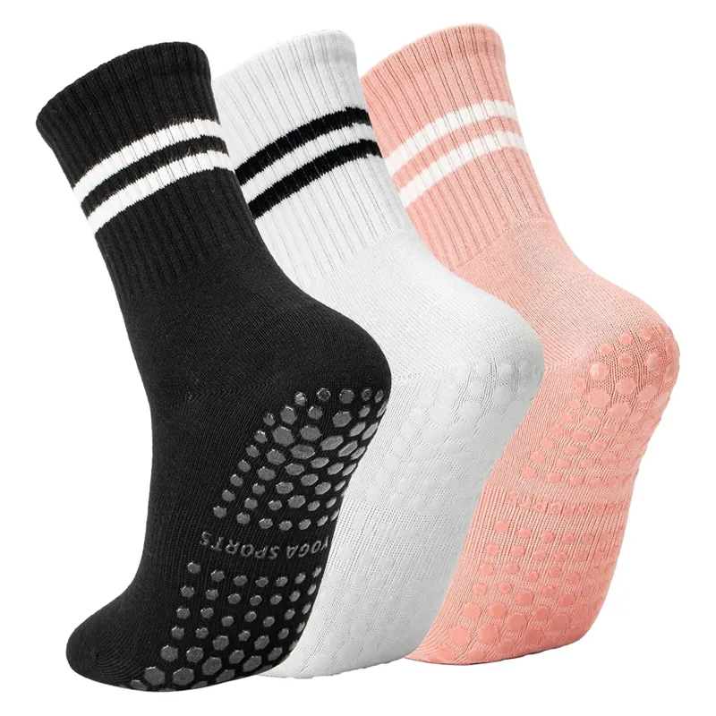 Grip Sock Yoga - Yoga Pilates Socks with Grips for