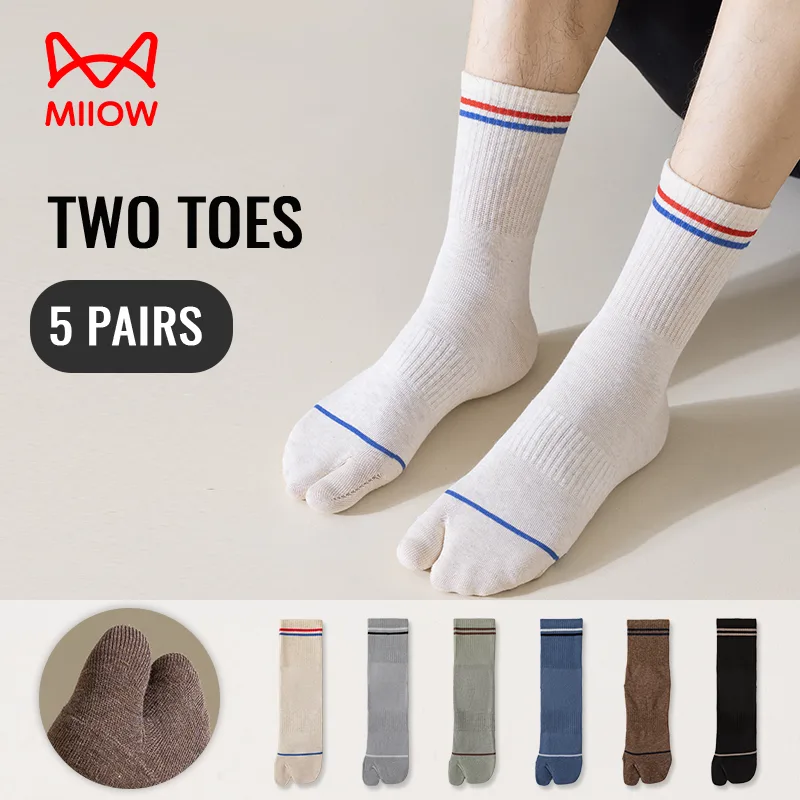 Toe Sock Split - MiiOW Japanese Tabi Socks Split Toe