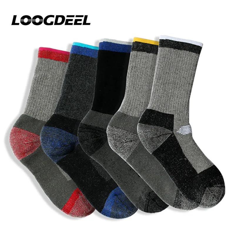 Wool Hiking Sock - Loogdeel 1PairMerino Wool Thermal Socks For