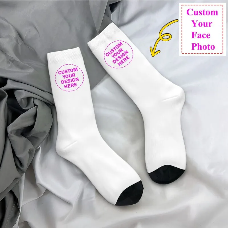 Dress Sock Men - Personalize Custom Photo Logo Text Men