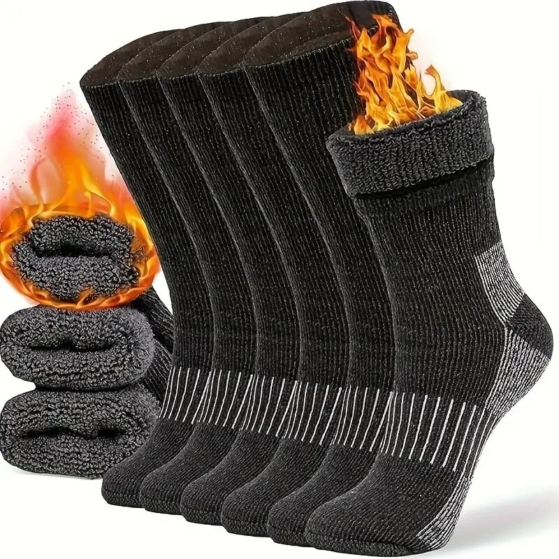 Wool Hiking Sock - Merino Hiking Socks, Warm Crew Socks
