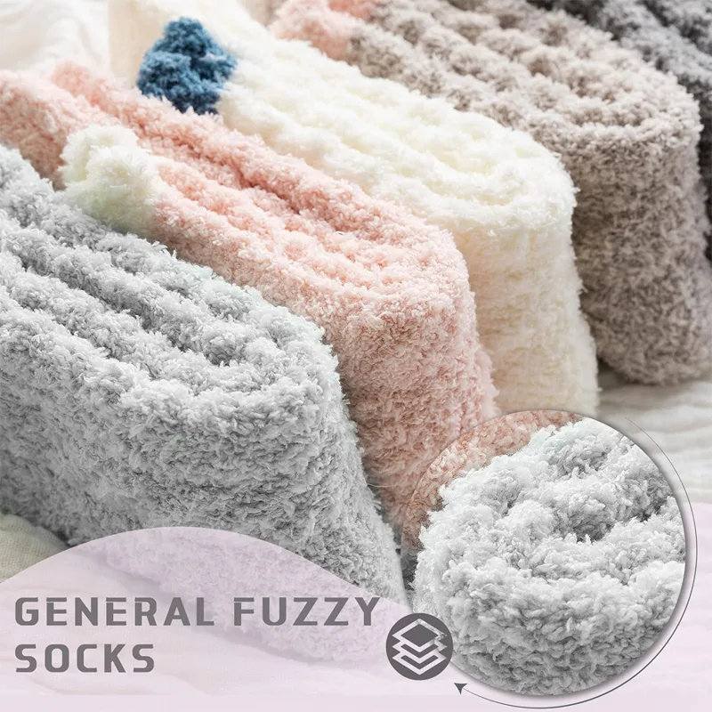 SSUNTAK Women Winter Fluffy Co - Thermal Sock Winter review and price