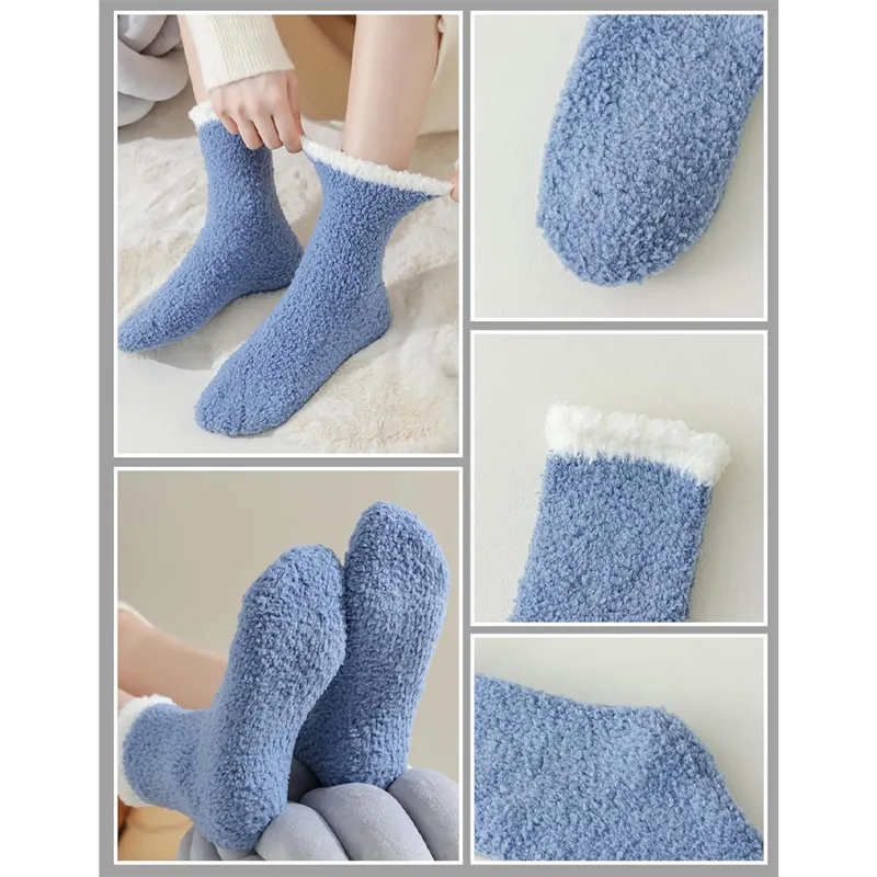 SSUNTAK Women Winter Fluffy Co - Thermal Sock Winter review and price