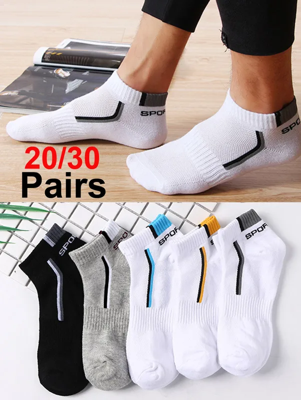 30pairs Men's Fashion Cotton B - Ankle Sock Low Cut review and price
