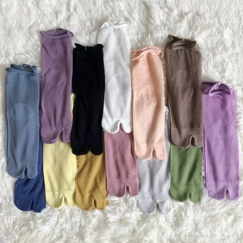 White Split Toe Socks for Wome - Toe Sock Split review and price