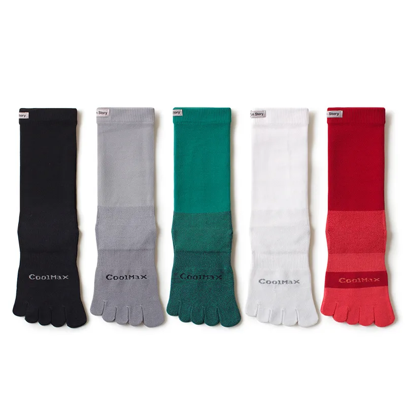 1/5 Pairs Men's High Crew Five - Toe Sock Split review and price