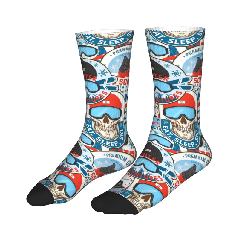 Vintage Red Blue Ski Club Seam - Dress Sock Men review and price