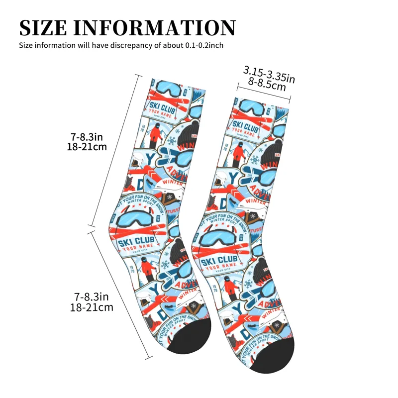 Vintage Red Blue Ski Club Seam - Dress Sock Men review and price