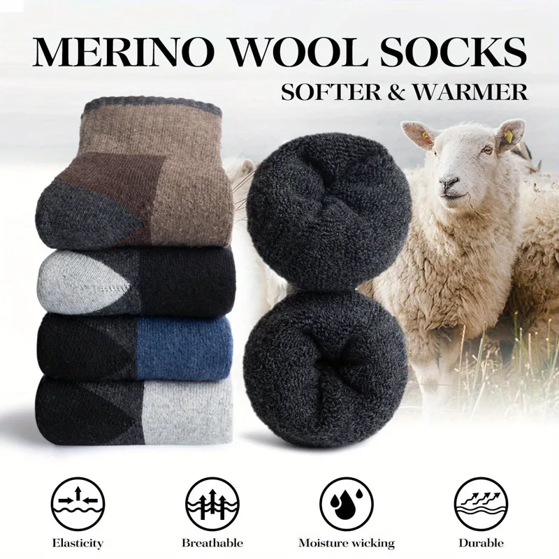Winter Merino Wool Socks Thick - Wool Hiking Sock review and price