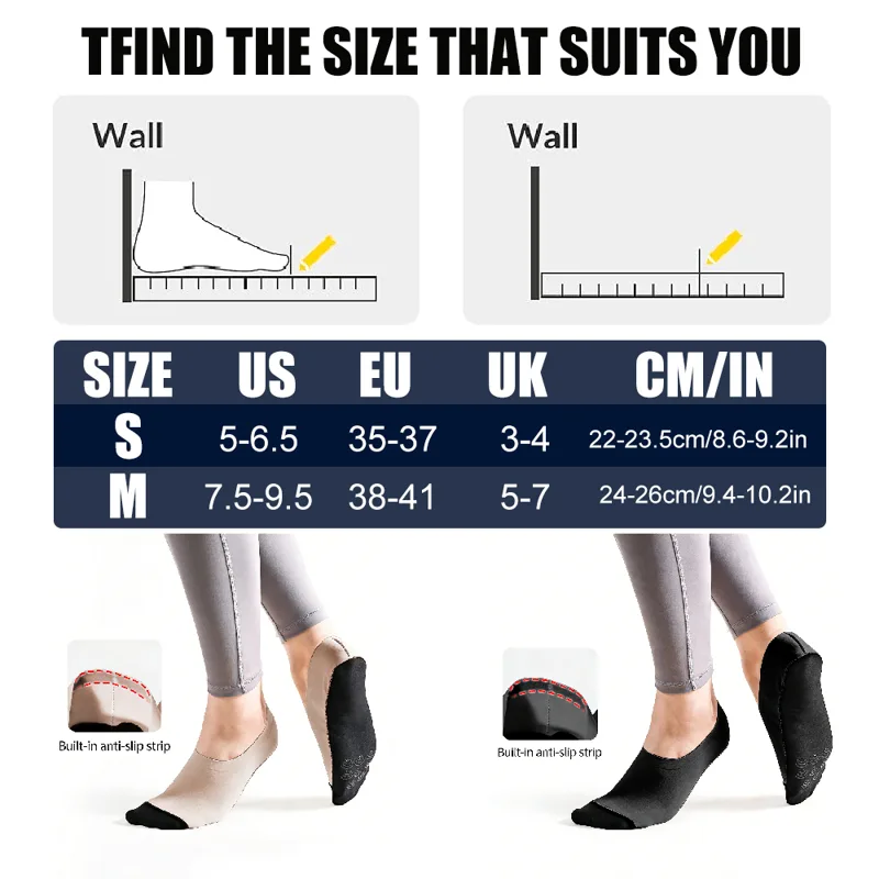 1Pair Yoga Socks for Women Non - Grip Sock Yoga review and price