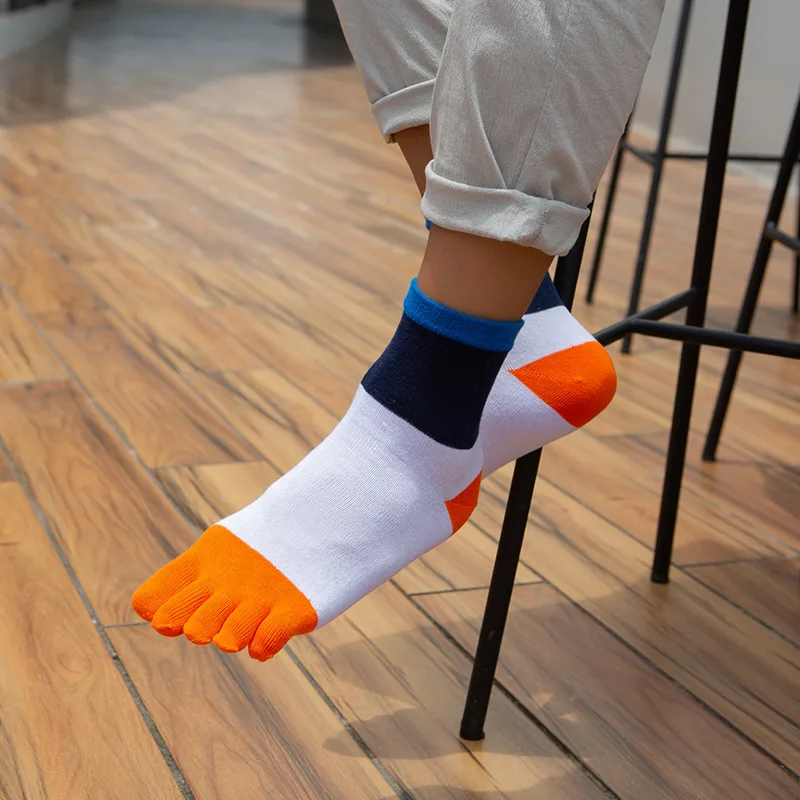 1/5 Pairs Men Five Finger Sock - Toe Sock Split review and price