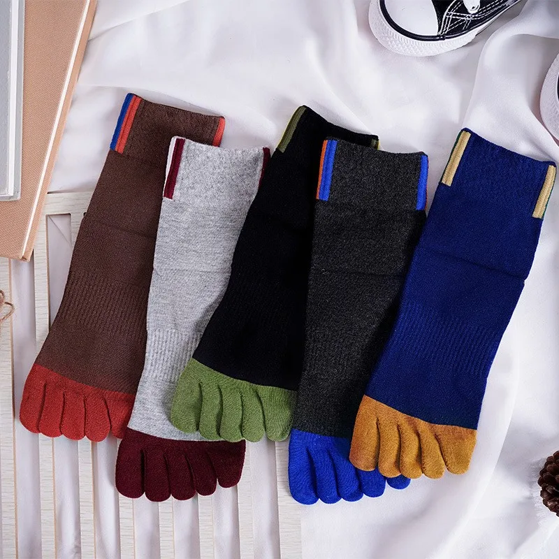 5 Pair Men's Casual Five-Toe C - Toe Sock Split review and price