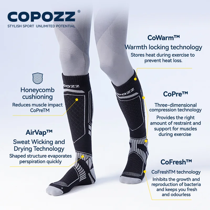 COPOZZ New Winter Ski Socks Me - Thermal Sock Winter review and price