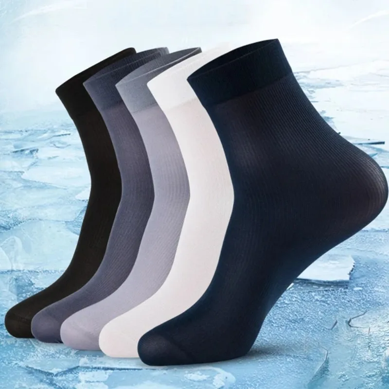 10pairs New Breathable Men Ice - Silk Sock Bamboo review and price