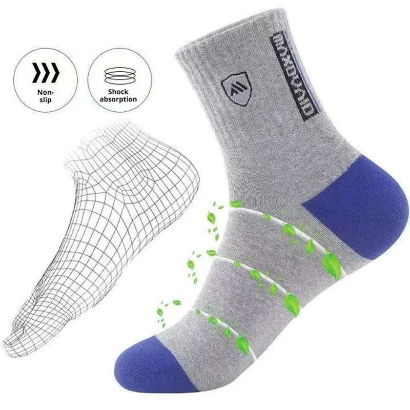 5 Pairs Men's Anti Odor & Anti - Cotton Crew Sock Pack review and price