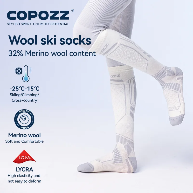 COPOZZ Merino Wool Winter Ski  - Thermal Sock Winter review and price