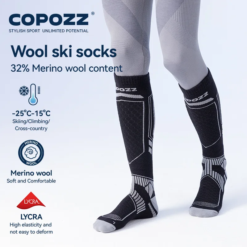 COPOZZ Merino Wool Winter Ski  - Thermal Sock Winter review and price