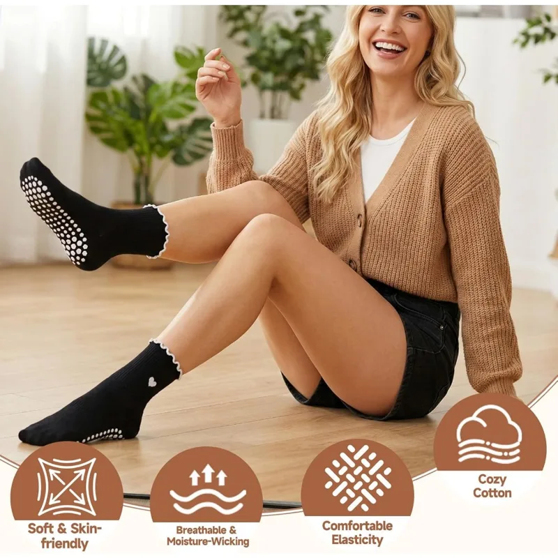Stylish Yoga Socks with Non-Sl - Grip Sock Yoga review and price