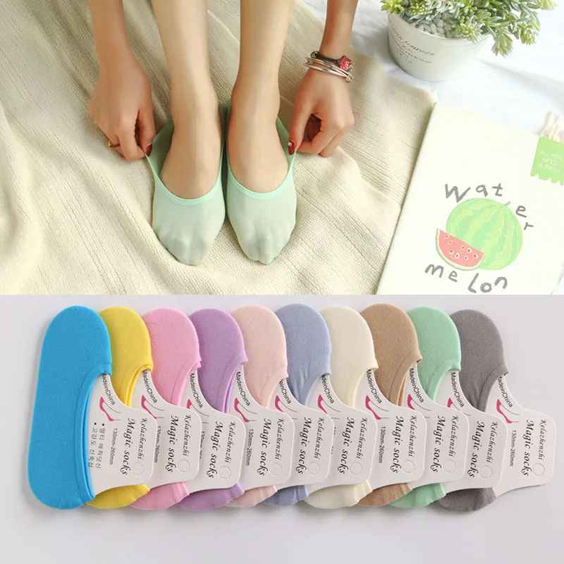 Summer Thin Colorful Girl Invi - Invisibility Sock Loafer review and price