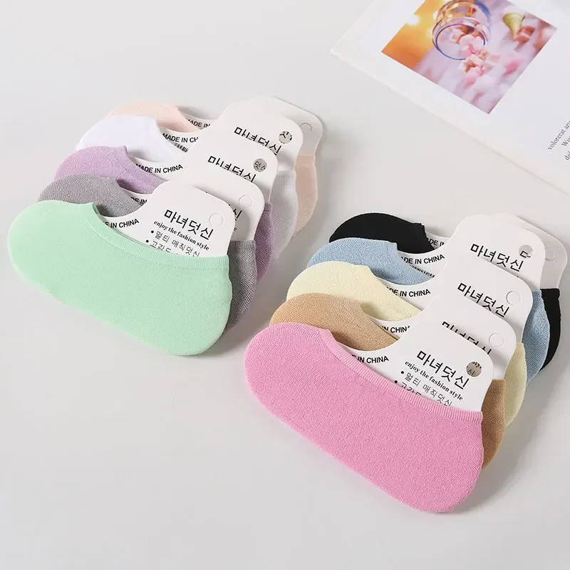 Summer Thin Colorful Girl Invi - Invisibility Sock Loafer review and price