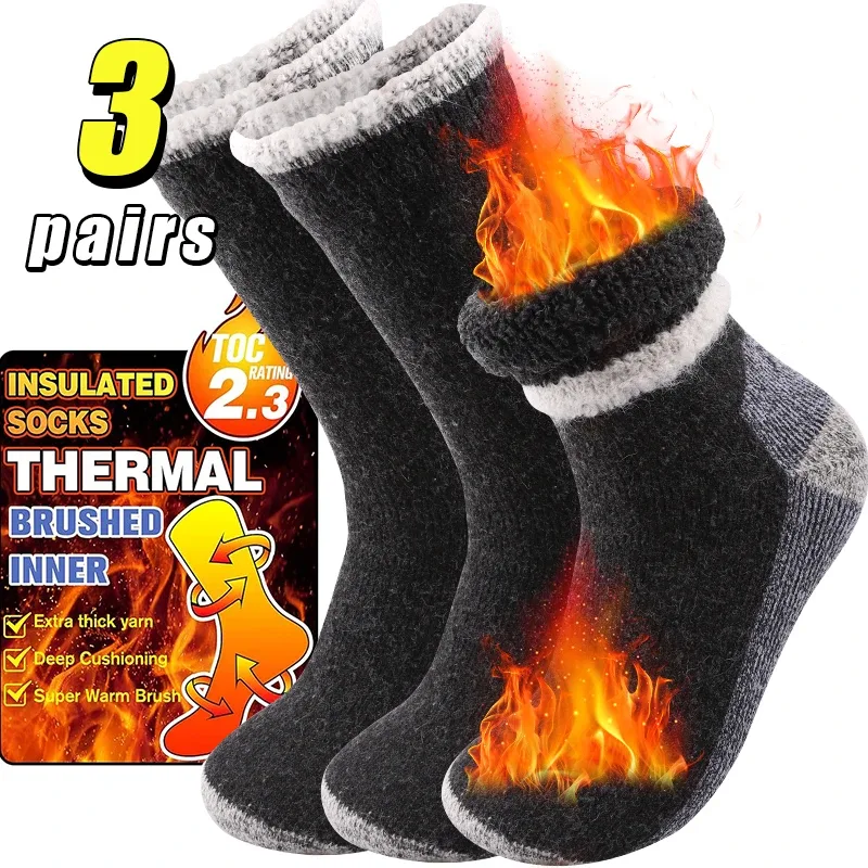 3Pairs High-Quality Thicken Wi - Thermal Sock Winter review and price