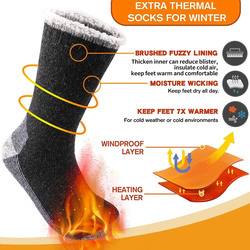 3Pairs High-Quality Thicken Wi - Thermal Sock Winter review and price