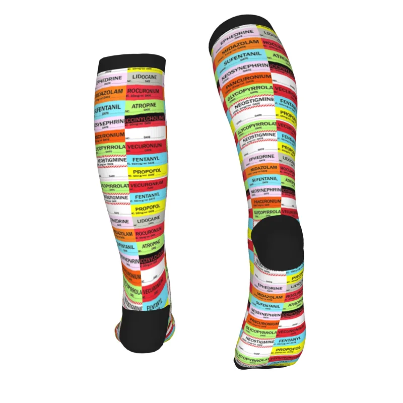 Novelty Printed Anesthesia Med - Compression Sock Medical review and price