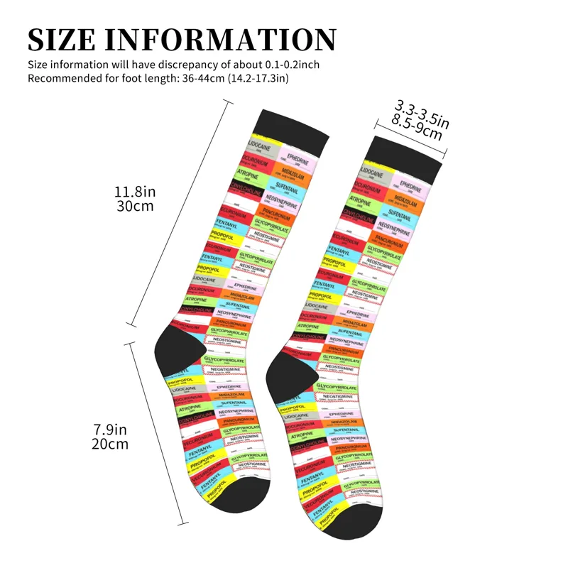 Novelty Printed Anesthesia Med - Compression Sock Medical review and price