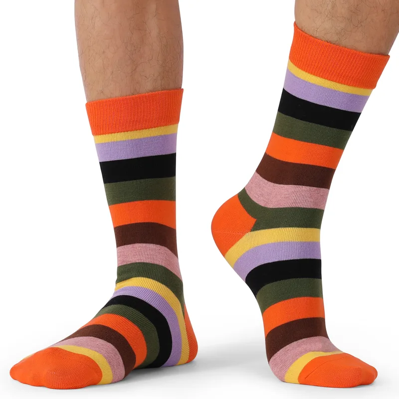 5Pairs Mens Fun Dress Socks, P - Cotton Crew Sock Pack review and price