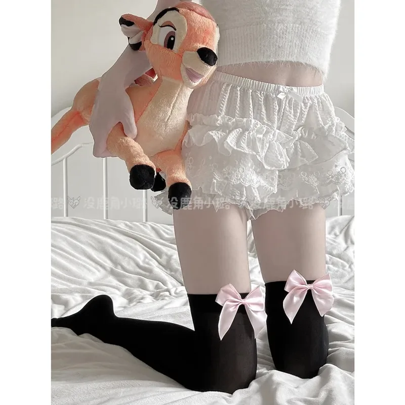 Sexy Women's Hosiery Pink Bow  - Thigh High Sock Stay Up review and price