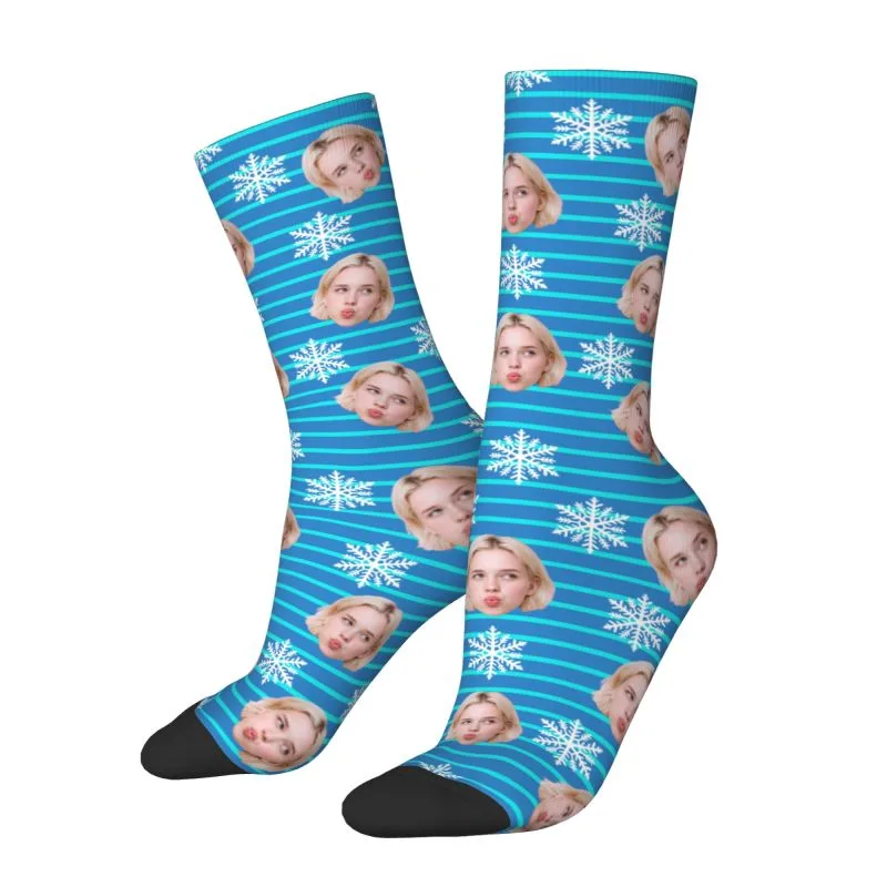 Christmas Face Photo Personali - Dress Sock Men review and price