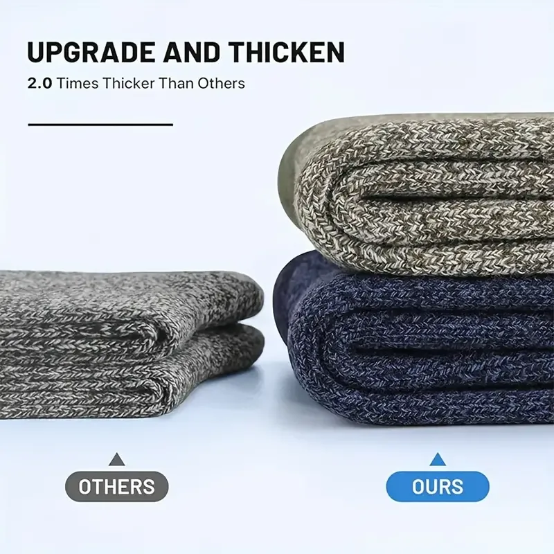 5 Pairs Merino Wool Socks For  - Wool Hiking Sock review and price