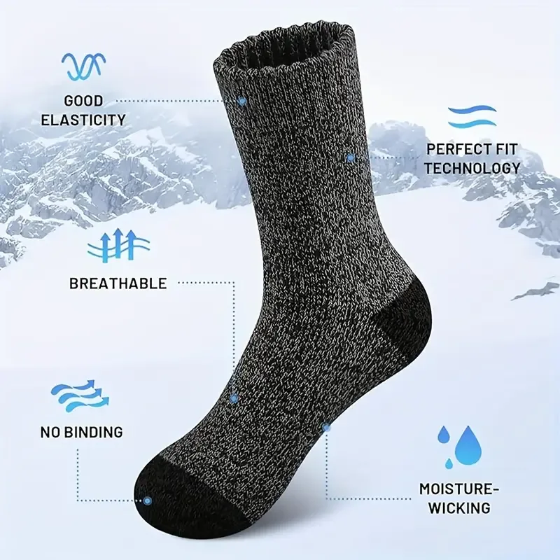 5 Pairs Merino Wool Socks For  - Wool Hiking Sock review and price