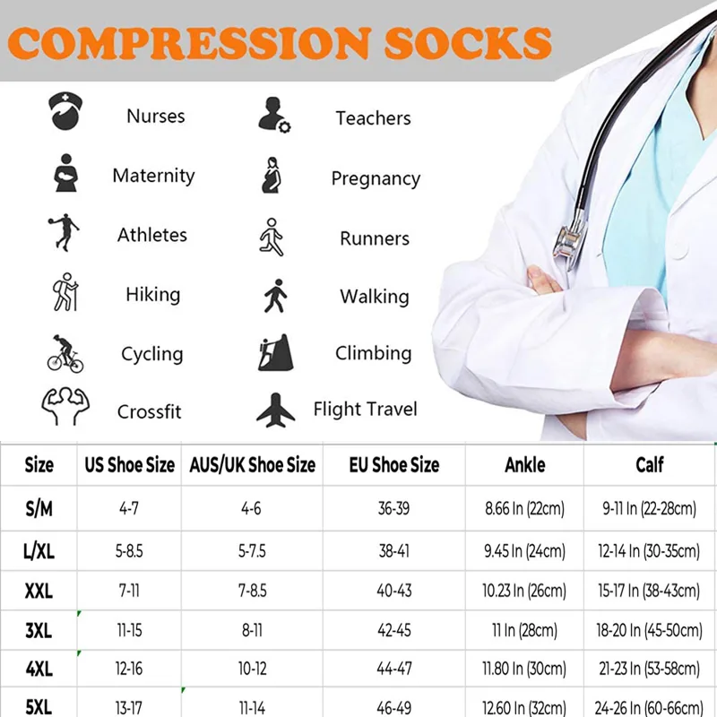 Brothock 3 Pairs For Dropshipp - Compression Sock Medical review and price