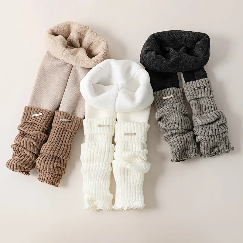 Kids Thermal Thickened Legging - Boot Sock Slouchy review and price