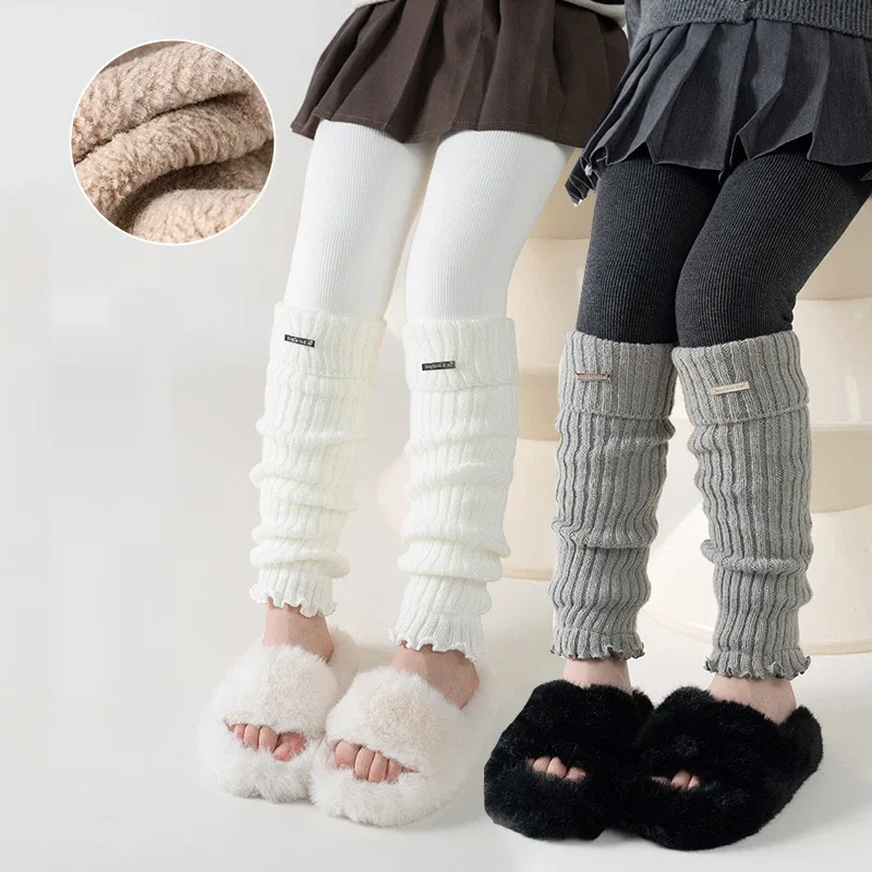 Kids Thermal Thickened Legging - Boot Sock Slouchy review and price