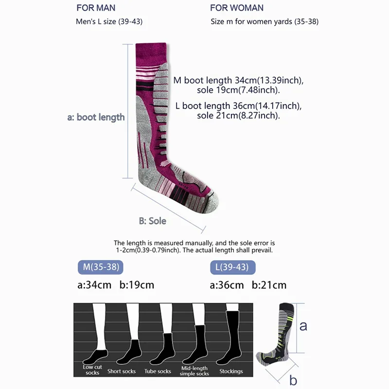 GTUBIKE 1 Pair New Merino Wool - Wool Hiking Sock review and price