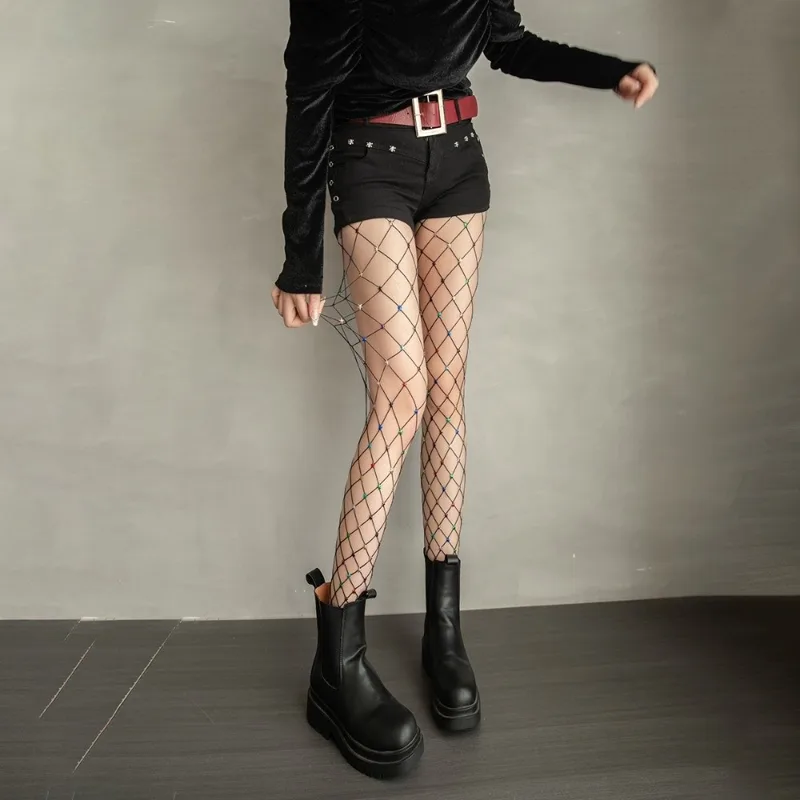 Y2K Colorful Fishnet Stockings - Fishnet Stocking Women review and price