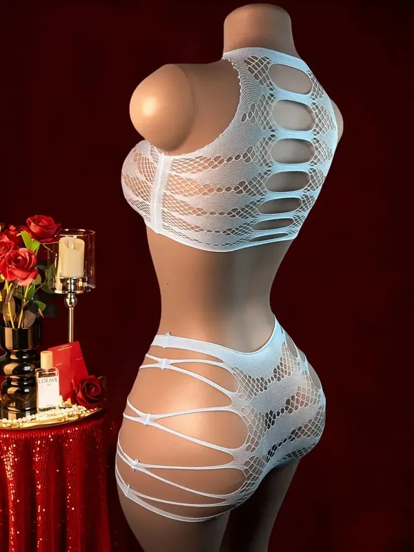 Sexy Lingerie +Panties Hollow  - Fishnet Stocking Women review and price