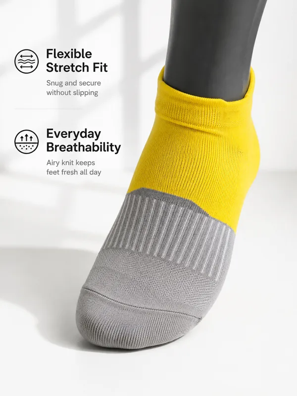 1/4/6Pairs Men's Color Block A - Ankle Sock Low Cut review and price