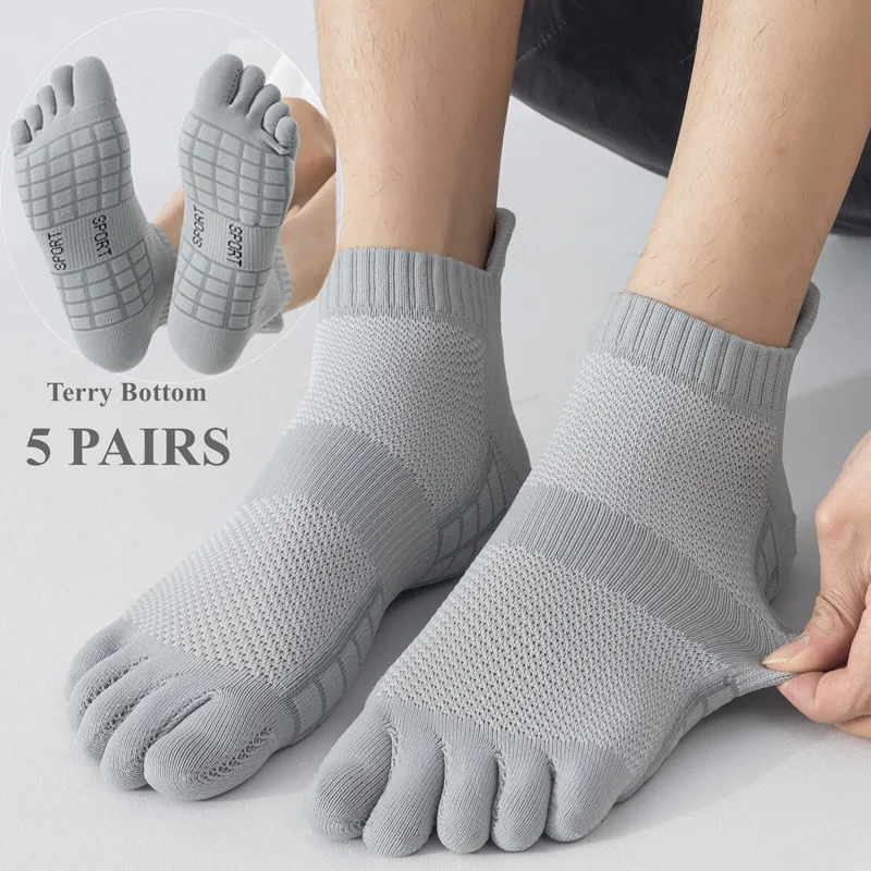 5 Pairs Sports Toe Socks Men T - Ankle Sock Low Cut review and price