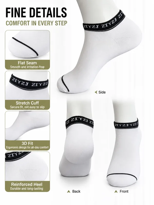 5 Pairs Men's Color Block Ankl - Ankle Sock Low Cut review and price